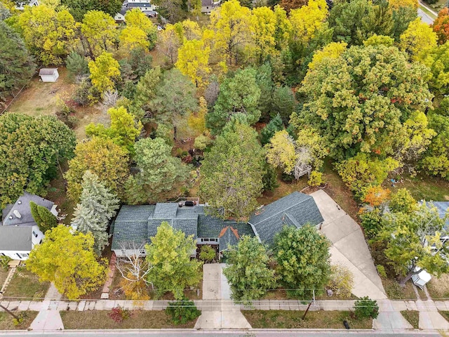 320 Marble St, Cadillac, MI 49601 - drone / aerial view