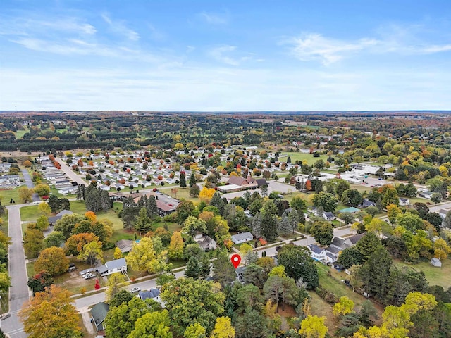 320 Marble St, Cadillac, MI 49601 - drone / aerial view with a residential view
