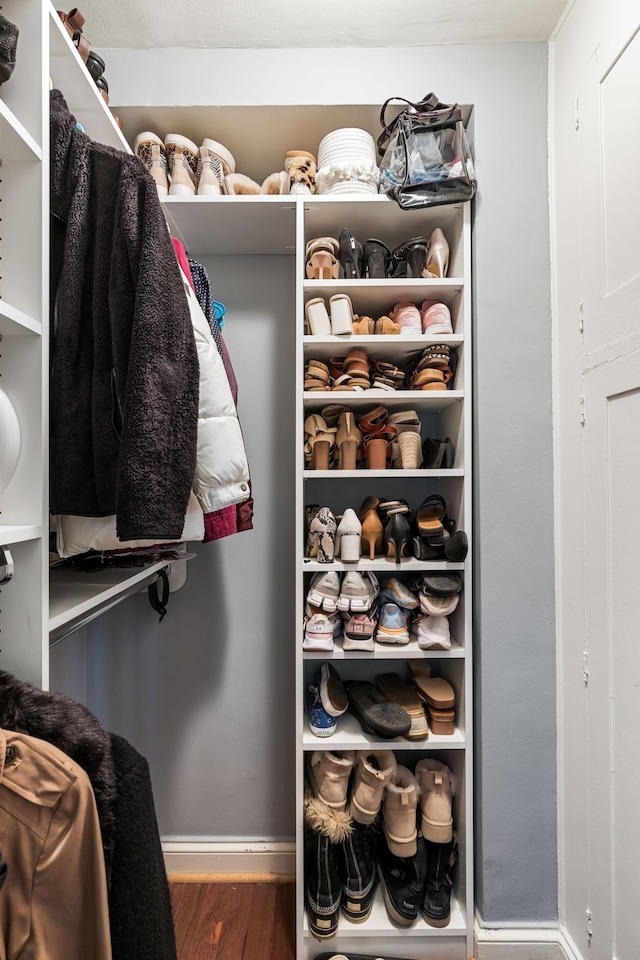 15 Kirby St Unit 826, Detroit, MI 48202 - spacious closet featuring wood finished floors