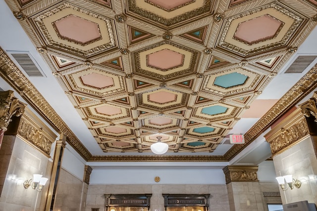 15 Kirby St Unit 826, Detroit, MI 48202 - room details with visible vents and ornamental molding