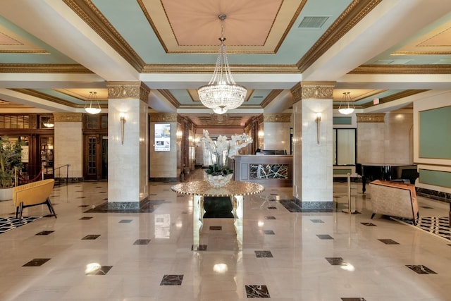 15 Kirby St Unit 826, Detroit, MI 48202 - building lobby featuring visible vents