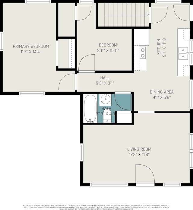 322 Astor Ave, Lansing, MI 48910 - property floor plan