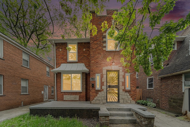 16140 Monte Vista St, Detroit, MI 48221 - view of front facade with brick siding