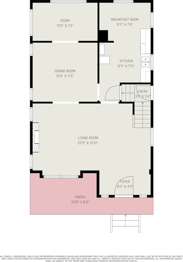 16140 Monte Vista St, Detroit, MI 48221 - room layout