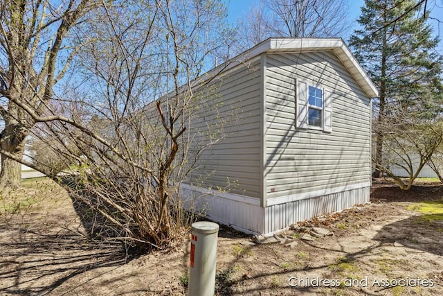 view of property exterior