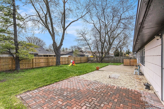 view of patio / terrace featuring a fenced backyard