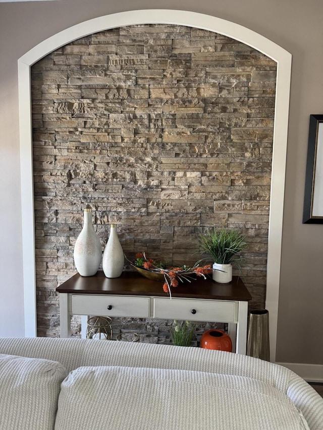 view of room details