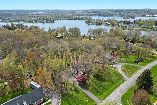 view of property location with a nearby body of water