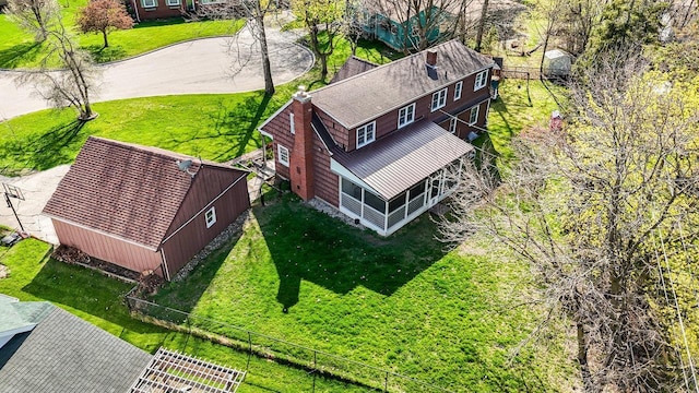 1016 Argyle Ct, Alma, MI 48801 - birds eye view of property