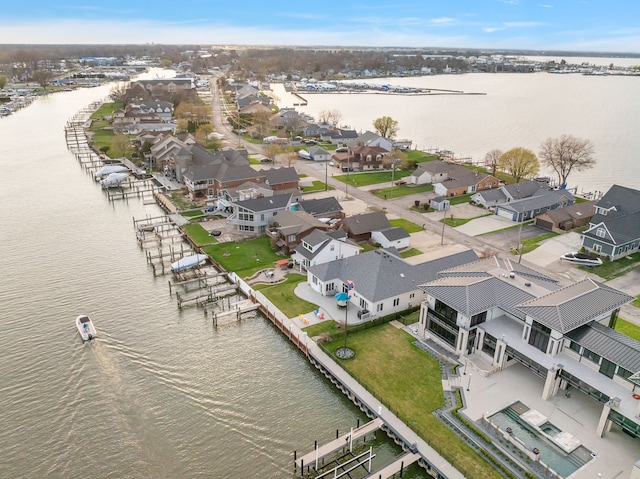32560 N River Rd, Harrison Township, MI 48045 - aerial view of residential area featuring a large body of water
