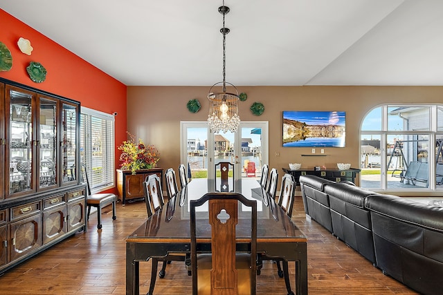 32560 N River Rd, Harrison Township, MI 48045 - dining space featuring healthy amount of natural light and dark wood-type flooring