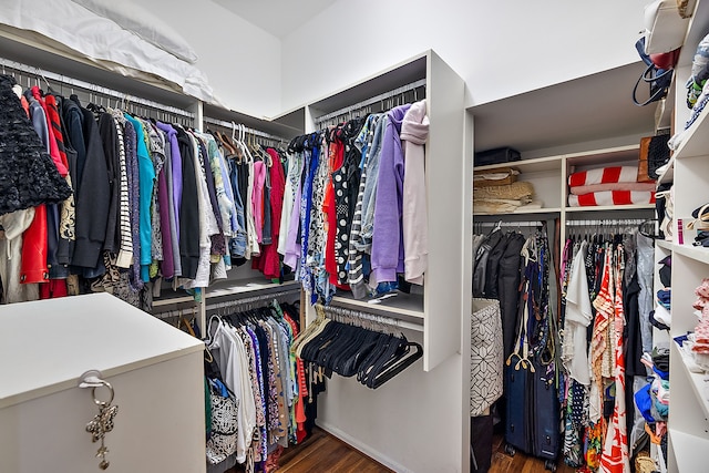 32560 N River Rd, Harrison Township, MI 48045 - walk in closet with wood finished floors
