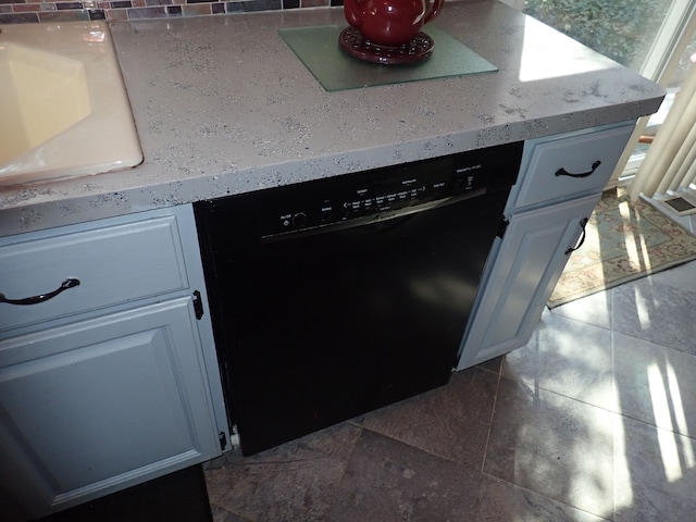 46980 Country Ln Unit 8, Macomb, MI 48044 - details featuring light countertops, a sink, and dishwasher
