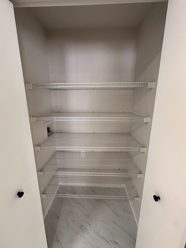 view of pantry