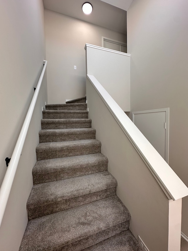 view of stairs