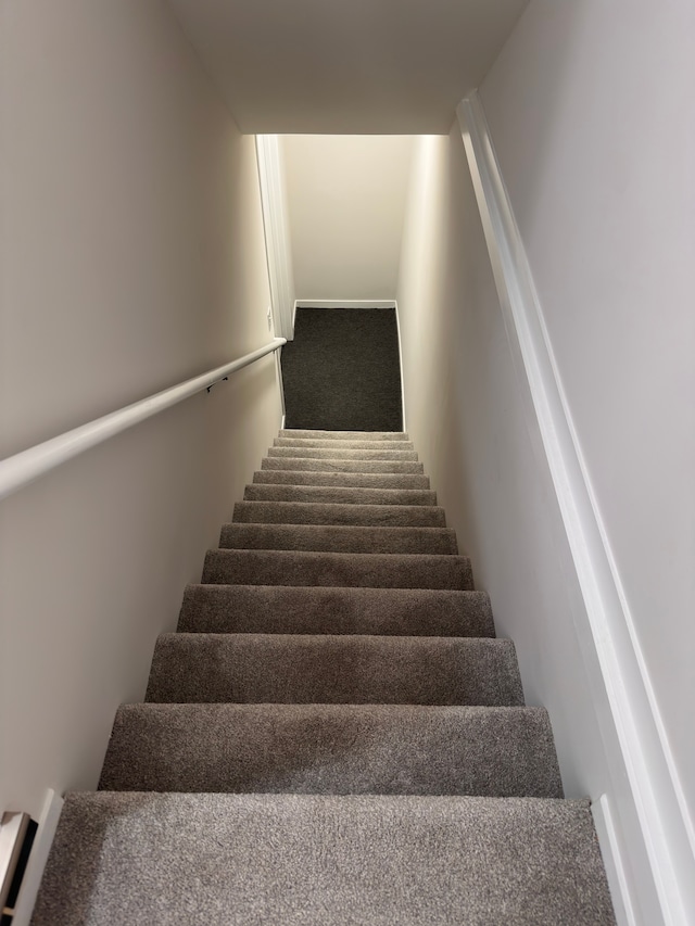 view of staircase