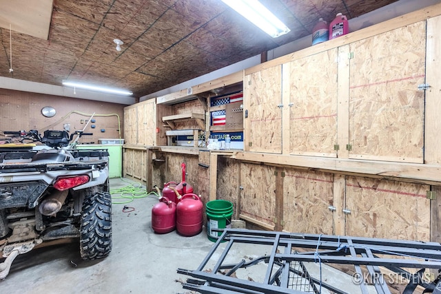 view of storage room