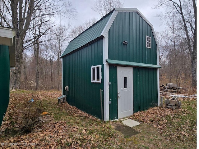 view of outbuilding with an outdoor structure