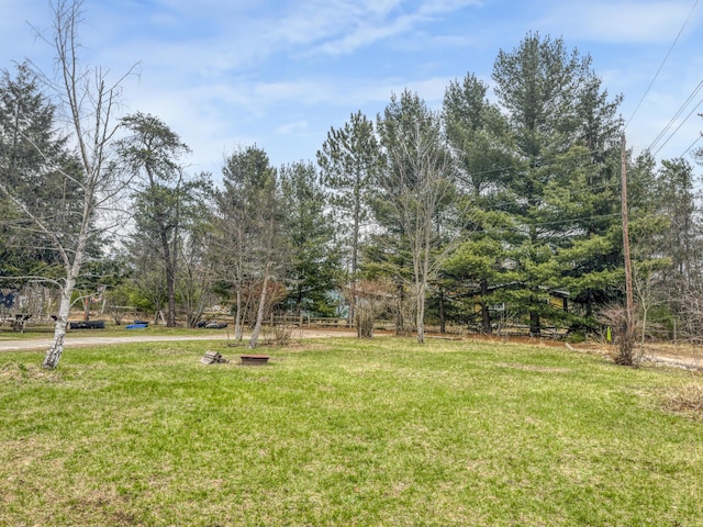 view of yard