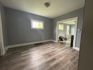 3015 Van Dyke St, Detroit, MI 48214 - unfurnished room featuring wood finished floors and baseboards
