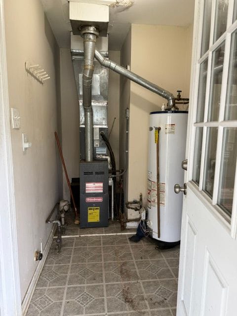 utilities featuring water heater