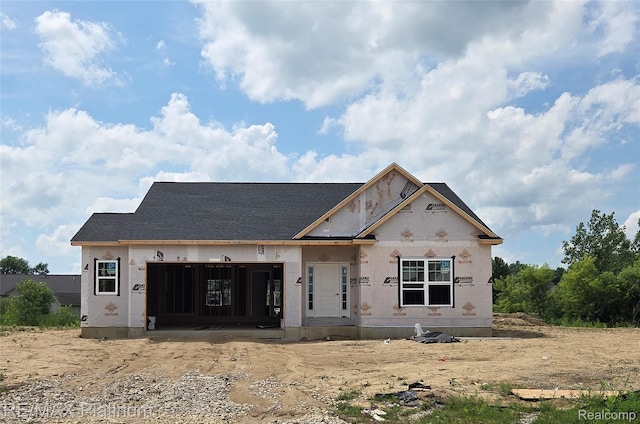 7452 Skylar Ct, Swartz Creek, MI 48473 - unfinished property featuring a shingled roof