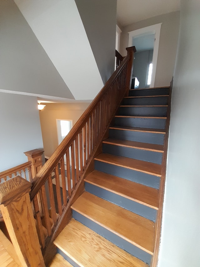 view of staircase