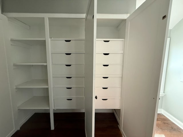 view of closet