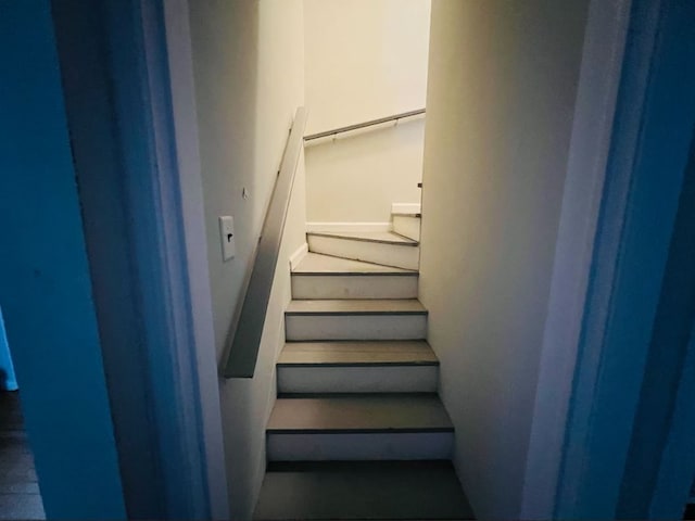 view of stairway