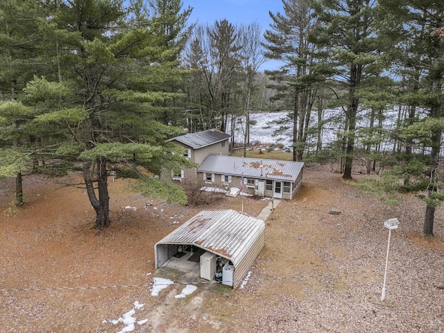 aerial view