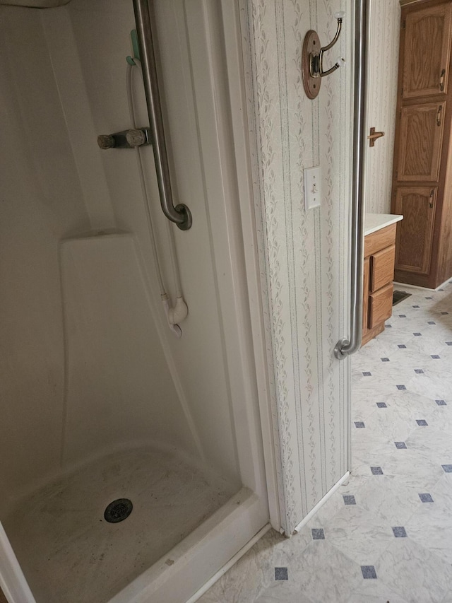 full bath with a stall shower