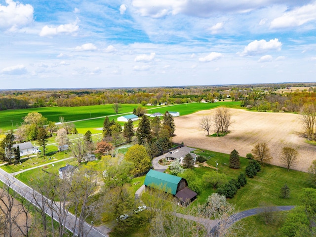 bird's eye view with golf course view