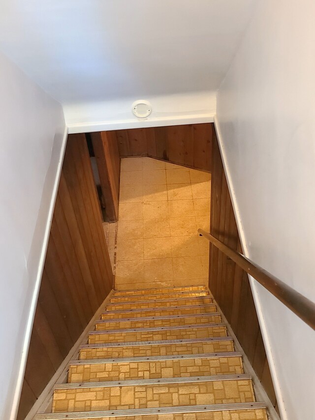 view of staircase