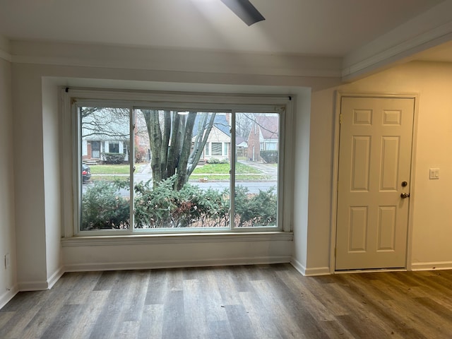 17639 Lenore, Detroit, MI 48219 - unfurnished room featuring baseboards and wood finished floors