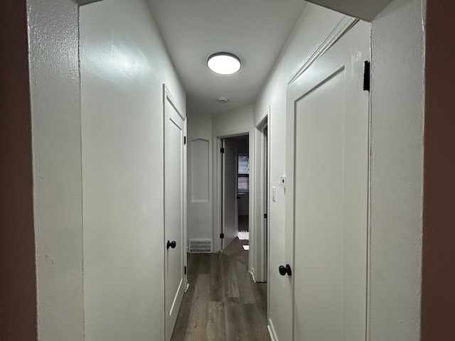17639 Lenore, Detroit, MI 48219 - corridor featuring visible vents and wood finished floors