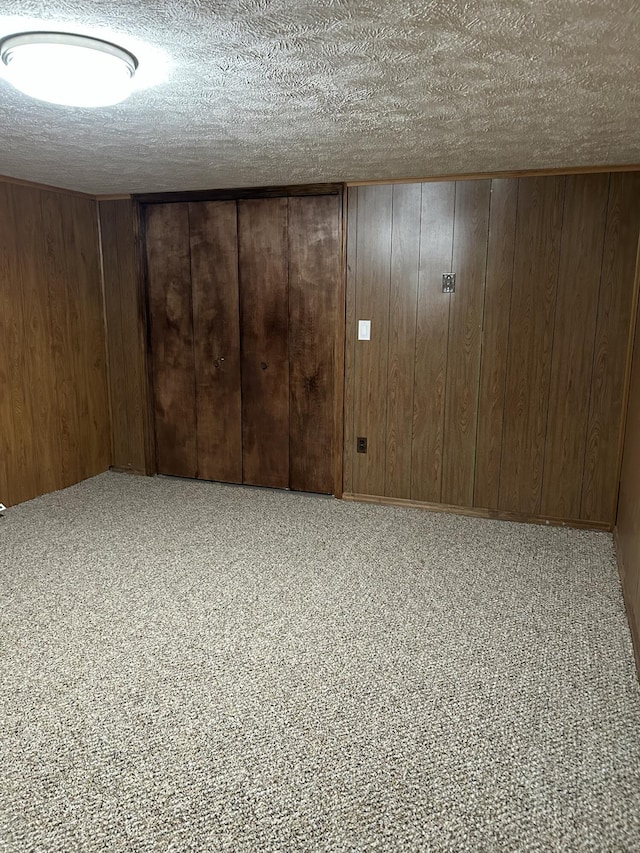 5984 Leisure S Dr SE, Grand Rapids, MI 49548 - spare room with a textured ceiling and wood walls