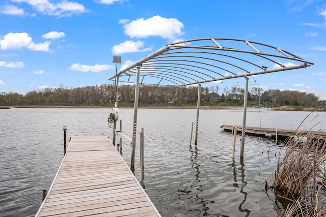 5027 Grover Dr, Brighton, MI 48116 - view of dock with a water view