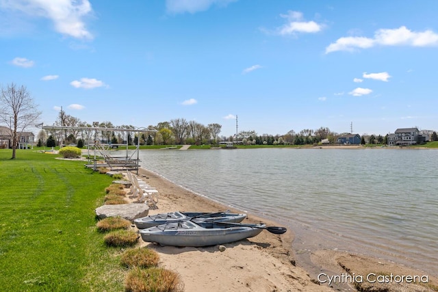 property view of water