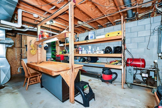 view of storage room