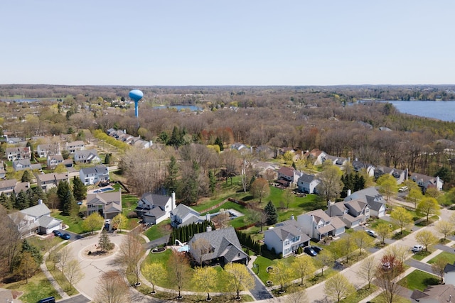 1229 Poppy Hill Dr, Oxford, MI 48371 - bird's eye view with a forest view and a residential view