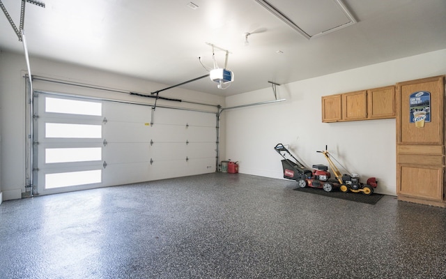 1229 Poppy Hill Dr, Oxford, MI 48371 - garage with a garage door opener