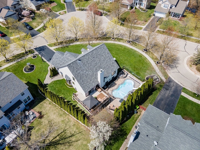 1229 Poppy Hill Dr, Oxford, MI 48371 - drone / aerial view featuring a residential view