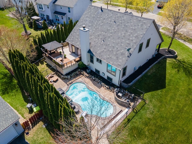 1229 Poppy Hill Dr, Oxford, MI 48371 - aerial view