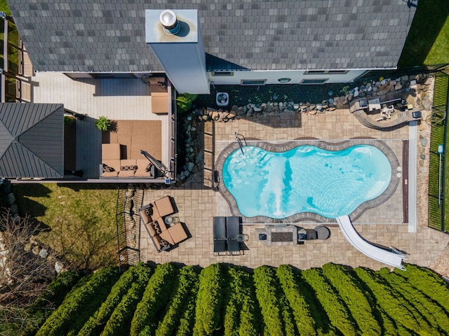 1229 Poppy Hill Dr, Oxford, MI 48371 - aerial view