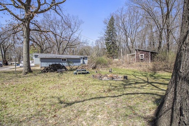 view of yard
