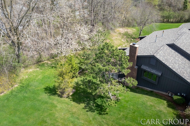 drone / aerial view
