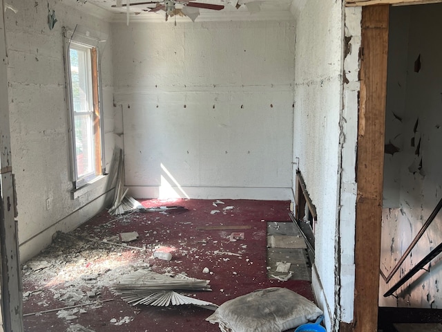 130 Gladstone St, Detroit, MI 48202 - spare room featuring a healthy amount of sunlight and ceiling fan