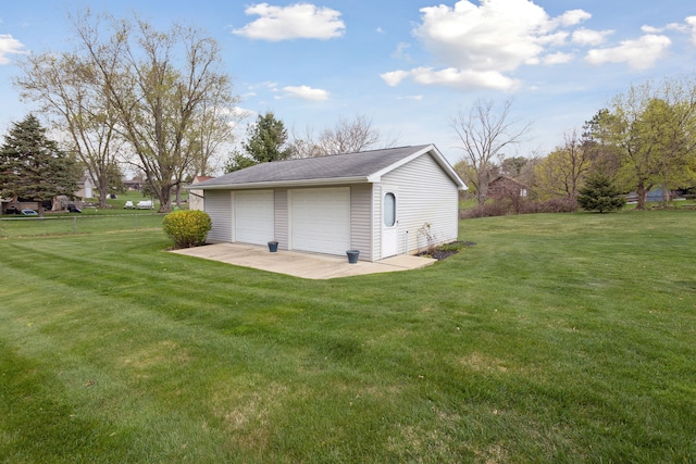 view of outbuilding with an outbuilding