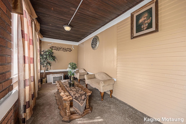 interior space featuring covered porch