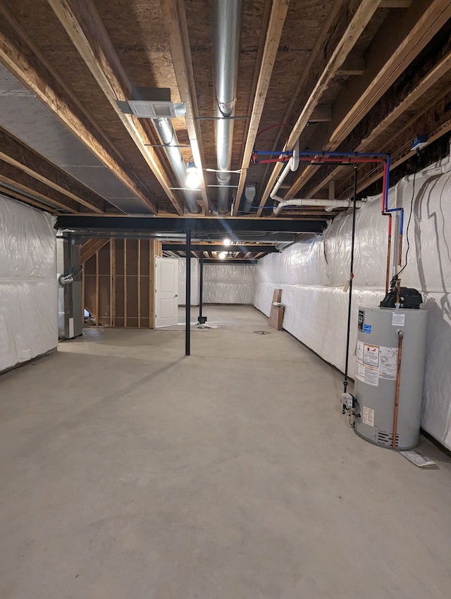 2298 Pondview Ln, Troy, MI 48085 - unfinished below grade area with water heater